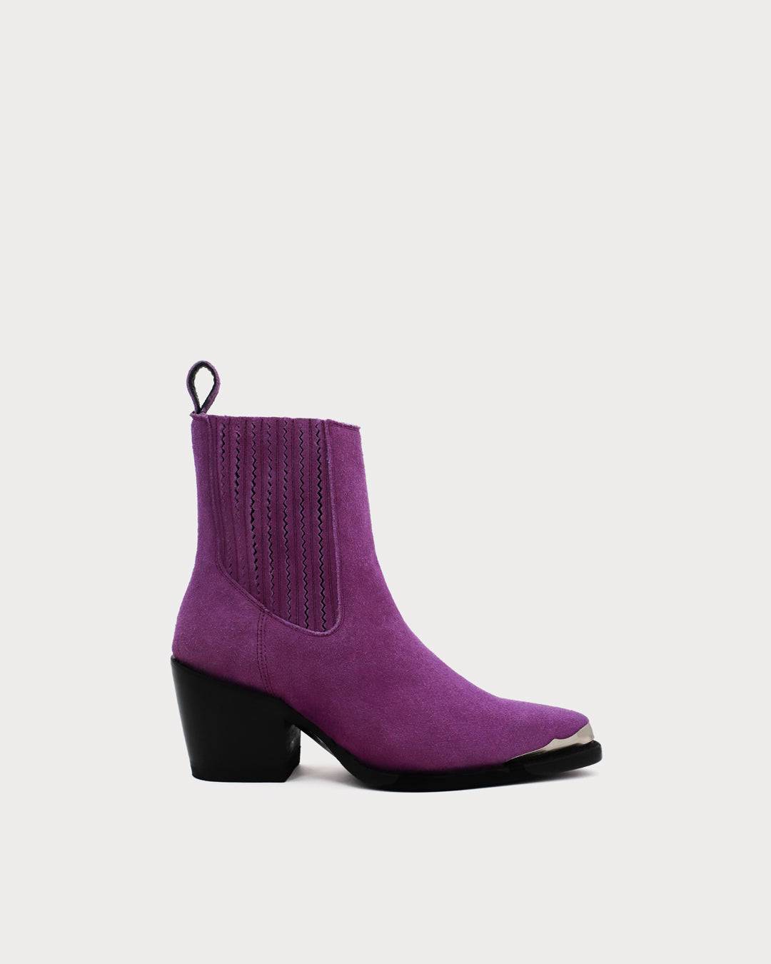 Purple Suede Booties for Women – Mezcalero Boots 9.5 / Purple#7918d3 Purple Suede Booties for Women – Mezcalero Boots 9.5 / Purple#7918d3