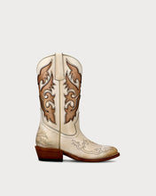 Cargar imagen en el visor de la galería, White Western Boots for Women
