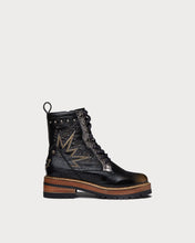 Load image into Gallery viewer, black combat boots women
