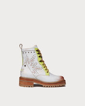 Cargar imagen en el visor de la galería, white combat boots for women
