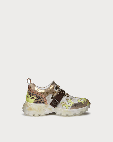 white and gold sneakers womens