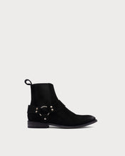 Cargar imagen en el visor de la galería, black suede ankle boots
